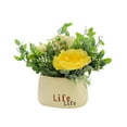 thumbnail image 1 of Flores artificiales falsas, plantas verdes falsas, plantas en macetas, sala de estar, comedor, decoración de escritorio, 1 of 5
