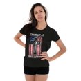 thumbnail image 4 of Stand For Flag Kneel The Cross Womens Fitted Plus Size Graphic Tee Brisco Brands 2X, 4 of 5
