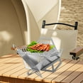 thumbnail image 5 of Ranliy Mini Camp Grill, Portable Stainless Steel Camping Stove, Foldable Tabletop Grill Bbq for Outdoor Camping, Traveling, Picnic, 5 of 6