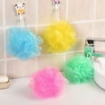 thumbnail image 3 of Dream Lifestyle 2 PCS Shower Puff Bath Ball,Colorful Bath Sponge Shower Loofahs Pouf Ball Quick Dry Nylon Mesh Puffs,Shower Essential Skin Care,Cleanse Scrubber,Bathing Accessories, 3 of 8