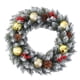 thumbnail image 2 of Corona navideña Corona navideña artificial Corona para puerta de entrada Bayas rojas Navidad, 2 of 9