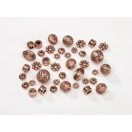 Spacer Bars Cast - Copper Cast Metal Spacer Beads: Value Pack