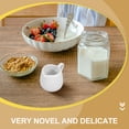 thumbnail image 3 of MasteelfCA 4 Pcs Mini Milk Jugs Kitchen Sauce Cup Sauce Jugs Ceramic Creamer with Handle, 3 of 7
