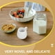 thumbnail image 5 of Juego de 4 mini jarras de leche, tazas para salsas y cremeras de cerámica con asa, 5 of 8