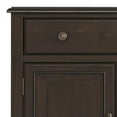thumbnail image 5 of Simpli Home Connaught 67 inch Wide Solid Wood Traditional Large Sideboard Buffet Storage Cabinet in Dark Chestnut Brown, 5 of 12