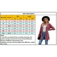 thumbnail image 4 of AELand Women's Long Sleeve Cardigan Sweater Lightweight Button Down Brushed Knit Tops with Pockets,S~2XL, 4 of 8