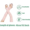 thumbnail image 2 of UV Protection Lace Arm Sleeves, Women's Floral Lace Sleeves Hollow Out Long Sunscreen Gloves Fingerless Driving Gloves, 2 of 9