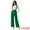 Dark Green, variant on DARING DIVA Women's Casual Office Adjustable Straps Wide Leg Overalls XS Dark Green