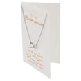 thumbnail image 2 of Quan Jewelry Bridesmaid Gifts Set, Interlocking Hearts Necklace for Bridesmaids and Card, Silver Tone, 16-in to 18-in, 2 of 6