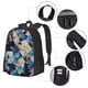 thumbnail image 2 of Disketp Abstract Blue Squares Mochila Minimalista de Gran Capacidad, Mochila de Viaje para Escuela, Trabajo o Uso Diario, 2 of 6