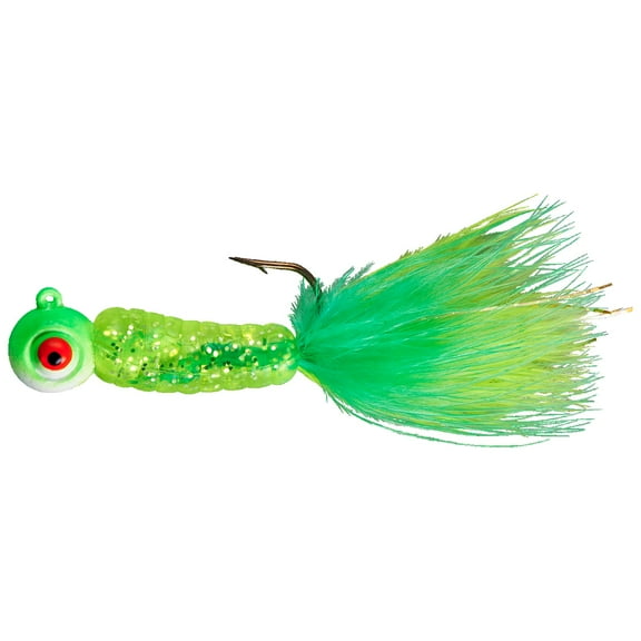 Lindy Fuzz-E-Grub Pre-Rigged Hair Tail Soft Grub 2 pack