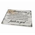 thumbnail image 3 of Always Pray to Have Eyes Wall Art Wood Sign Prayer Sign Thankful Home Decor Sign Rustic Wooden Wall Plaque 11 x 14 x 0.2 inch, 3 of 9