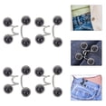 thumbnail image 3 of 4 Sets Waist Adjustment Buckles Adjustable Pants Buttons Nail Free Waist Buckles Jeans, 3 of 6