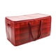 thumbnail image 5 of Caja de almacenamiento navideña,Caja de almacenamiento con asas para adornos navideños,Contenedor de almacenamiento navideño con capacidad para 128 bolas decorativas,Caja de Rojo S, 5 of 8