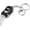 Black, variant on Creative Car Keychain Flashlight with 1 Modes LED Lights 2 in 1 Keychain Ring Backpack Charm Gift for Men Women Black