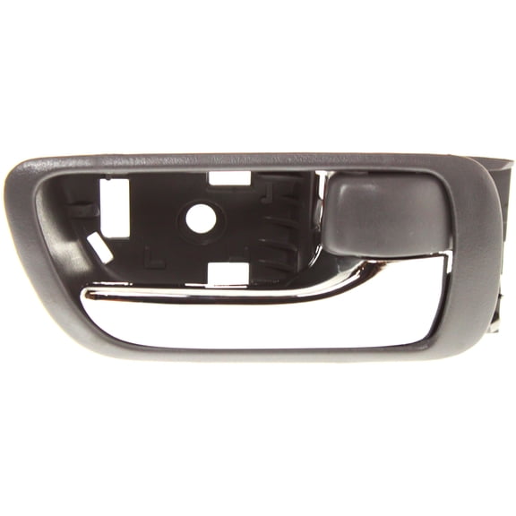 Interior Door Handle Compatible with 2002-2006 Toyota Camry Front or Rear, Passenger Side Japan or USA Built Vehicle Gray bezel with chrome lever