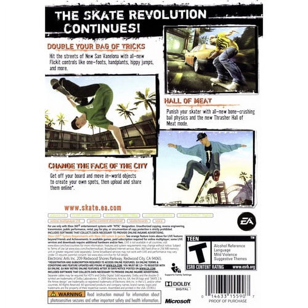 Usado: Jogo Skate 2 - Xbox 360 em Promoção na Americanas