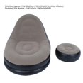 thumbnail image 4 of Modern Foldable Inflatable Recliner Chair with Footrest for Living Room Balcony Garden, 4 of 4