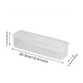thumbnail image 2 of Food Storage Container with Lid Transparent Rectangular Fresh Keeping Container for Pasta and Refrigerator Organization, 2 of 5