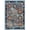 Blue, variant on Modern Contemporary Urban Living Lounge Room Area Rug Runner Floor Carpet, Moroccan Distressed Vintage Style, Fabric, Antique Orange