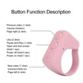 thumbnail image 3 of Remote Control Scrolling Ring APP Page Turner ABS Camera Remote Shutter Selfie Button with Charging Case for Cell Phone, 3 of 7