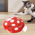 thumbnail image 1 of Juguete eléctrico interactivo para gatos, juego de ejercicio, suministros de enriquecimiento, recargable para gatos de interior. Rojo, 1 of 8