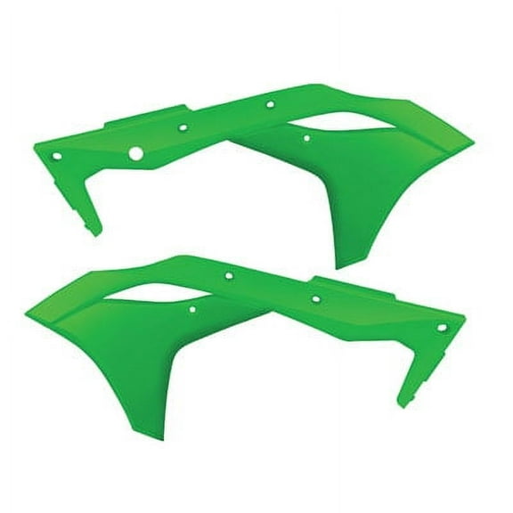 Acerbis Radiator Scoops Green for Kawasaki KX250F 2017-2018
