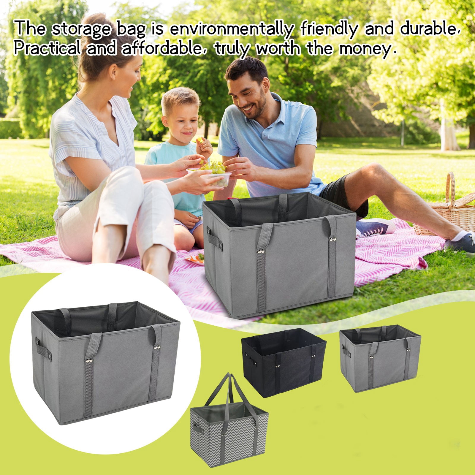 Portable Folding Shoe Bag for Travel and Outdoor Use, Multi-functional Shoe Organizer with Handle, Foldable Picnic Storage Bag，E
