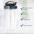 thumbnail image 4 of 7 Pieces Blender Cups & Blade Replacement Set 32oz Huge Cup Compatible For 600w/900w Blender, 4 of 5