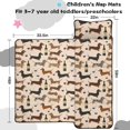 thumbnail image 5 of Dachshund and Wine Pink Pattern Teens Toddler Nap Mat with Pillow, Sleeping Mat Bag for Preschool Daycare 59"x22", 5 of 6
