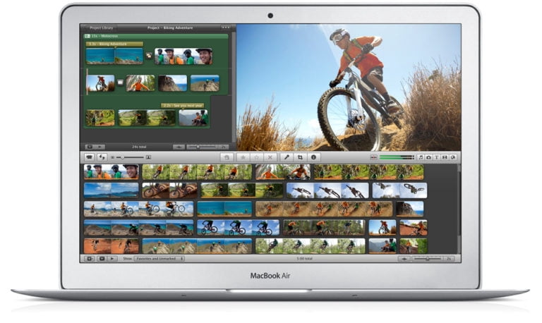 Used Apple MacBook Air 13.3-inch Notebook Computer 2013 MD760LL/A, 1.3 GHz Intel Core i5, 4GB RAM, MacOS, 128GB SSD, Grade B - Silver