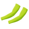 thumbnail image 4 of Mangas de brazo refrescantes, protección completa, uso versátil, transpirables, 1 par, protectores para exteriores, para golf, tenis, baloncesto. amarillo fluorescente, 4 of 8