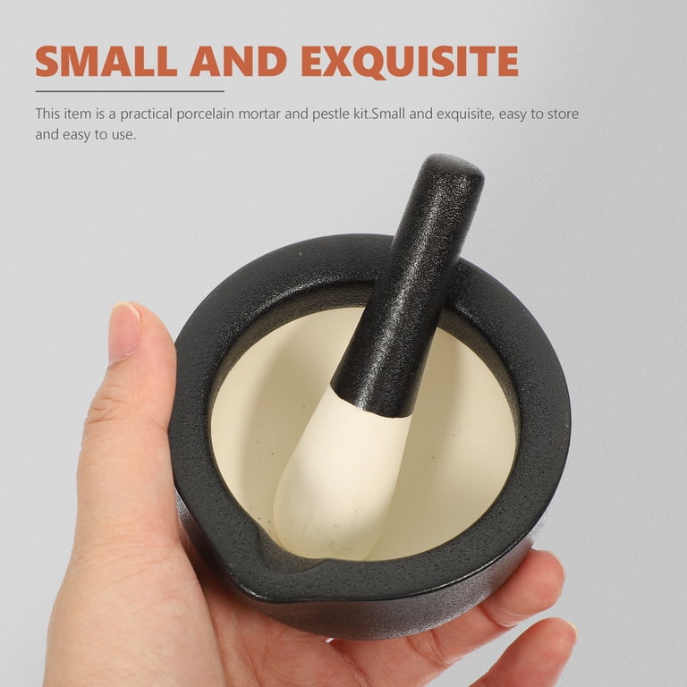 KLEO 5 Diameter Natuursteen Mortel en Pestle Set als Spice