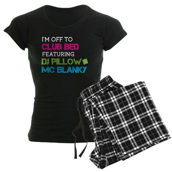 CafePress - Club Bed Pajamas - Women's Dark Pajamas