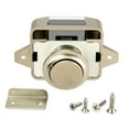 thumbnail image 1 of Push Button Catch Lock Cupboard Door Motorhome Cabinet Camper Caravan Latch Knob, 1 of 4