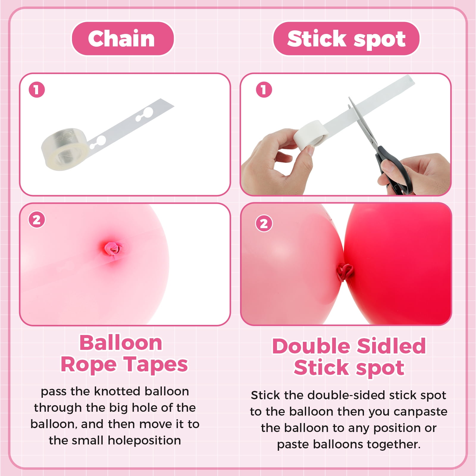126Pcs Pink Balloon Arch Kit with Foil Butterfly Balloons, Happy Birthday Backdrop & Tablecloth Decorations for Girl's Party