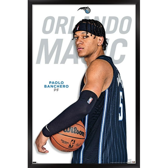 NBA Orlando Magic - Paolo Banchero Feature Series 23 Wall Poster, 14.725" x 22.375" Framed