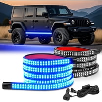 Nilight 2PCS 70 Inch LED Running Board Lights Flexible Side Lighting Waterproof for Truck Pickup