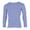 Blue, variant on Tops for Women Long Sleeve Striped Printed Crew Neck Womens Undershirts,Navy,S
