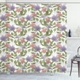 thumbnail image 1 of Ambesonne Floral Shower Curtain, Pastel Tulip Flowers, 69"Wx84"L, Olive Green Coral, 1 of 3
