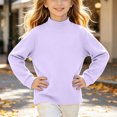 thumbnail image 6 of Grblisyd Mock Neck Sweatshirt for Girls Turtleneck Sweater Long Sleeve Pullover Tops Back To School Outfits Cute Y2K Tops Fall Trendy Clothes, 6 of 6