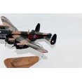thumbnail image 4 of Avro Lancaster Model, RAF, WWII, Heavy Bomber, 1/68 Mahogany Scale Model, 4 of 8