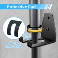 thumbnail image 2 of czcpp-Vertical Barbell Wall Rack, Black Powder Coated, Space Saving Barbell Mount for Garage Gym Bars, Essential Barbell Storage Accessory for Commercial and Home Gyms, Fits Barbell Sizes Up to 33mm, 2 of 4