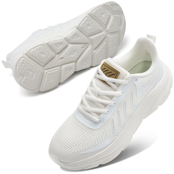 Decould sylf Walking Shoes for Women Breathable Non Slip Athletic Sneakers Casual Lace Up Running Shoes