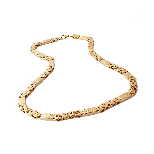 Guardurnaity Collar de acero para hombre, reemplazo portátil, antióxido, decorativo, anticorrosivo, brillante, hecho a mano, colgante con estilo, Ropa, zapatos y accesorios Miscelánea 8MM 22 pulgadas