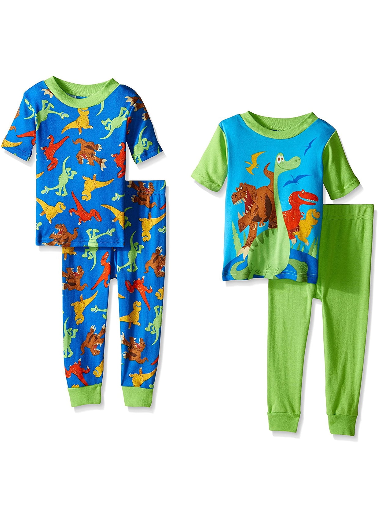The Good Dinosaur Toddler 4 piece Cotton Pajamas Set 21GD008ESL -  Walmart.com