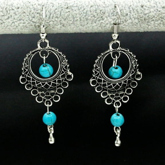 Wioihee Under $2.00 Fashion Ethnic Style Earrings for Women Unique Earrings Holiday Earrings Decoration Jewelry