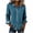 Navy, variant on Women's Grid Pattern Knit Button Down Top, Solid Color Long Sleeve Casual Lapel Blouse, Loose Fit Lightweight Button Front Shirt