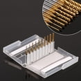 thumbnail image 3 of 10 Piezas Fresas de Corte,1.0-3.0mm Conjunto de Fresas Giratorias Fresas Perforadoras de Alta Dureza Titanio Recubierto Molino de Extremo Herramientas CNC para Procesar en Plásticos,PCB y Metal Amonsee NO, 3 of 6