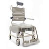 Aquatec Ocean Ergo VIP Tilt Shower Commode with Collection Pan, Lid, and Pan Support Guide Rail